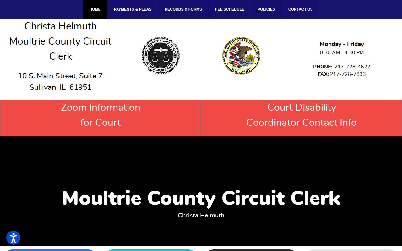 Moultrie County Circuit Clerk and Judici court-record search